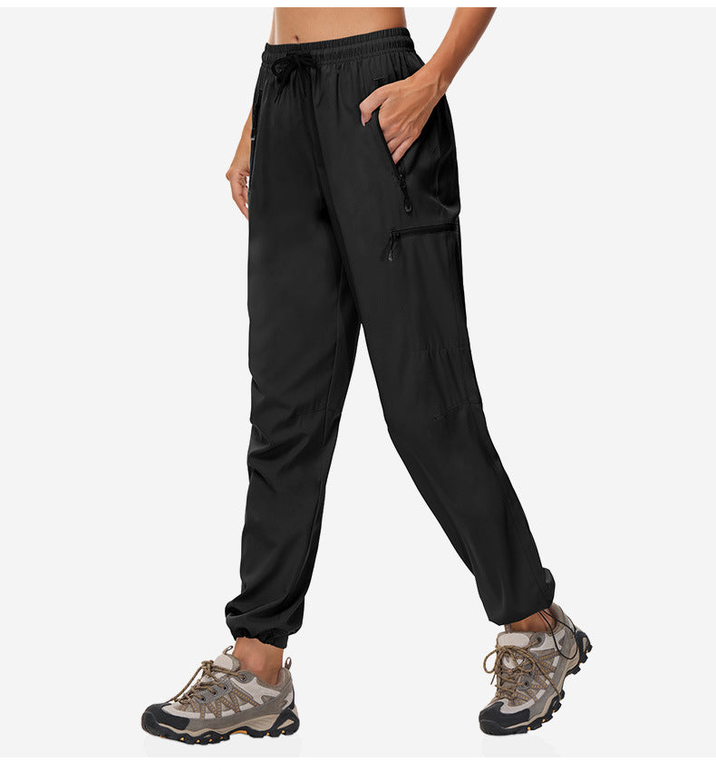 The Last Aztec, Get One Size Bigger Than Your Regular Size, Quick-dry Pants Women's Summer Thin Sports Outdoor Hiking Mountaineering Sun Protective