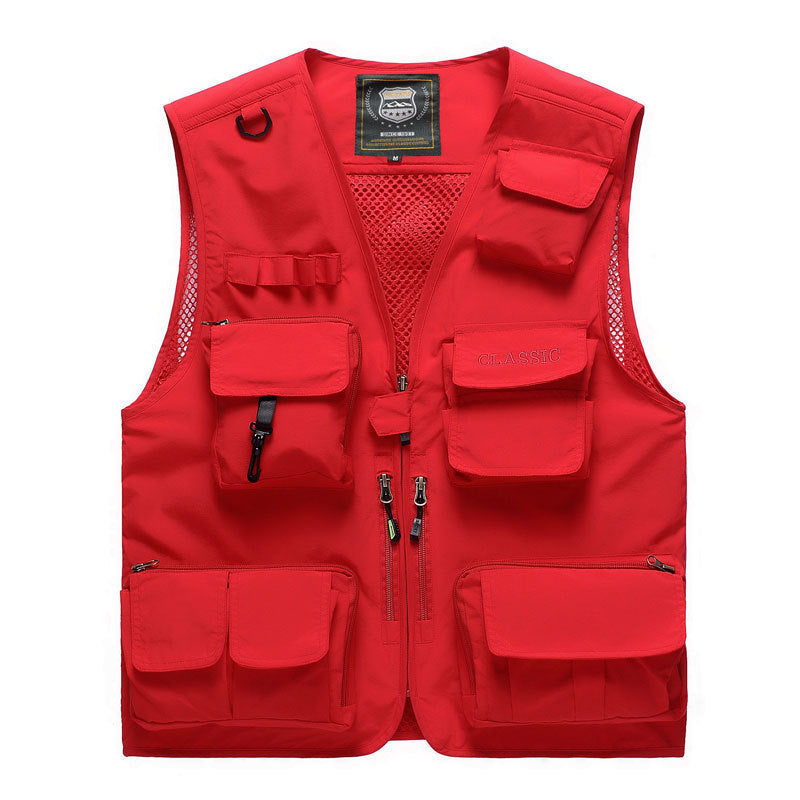 The Last Aztec, Get a Bigger Size Than Your Regular size, Multi-pocket fishing vest