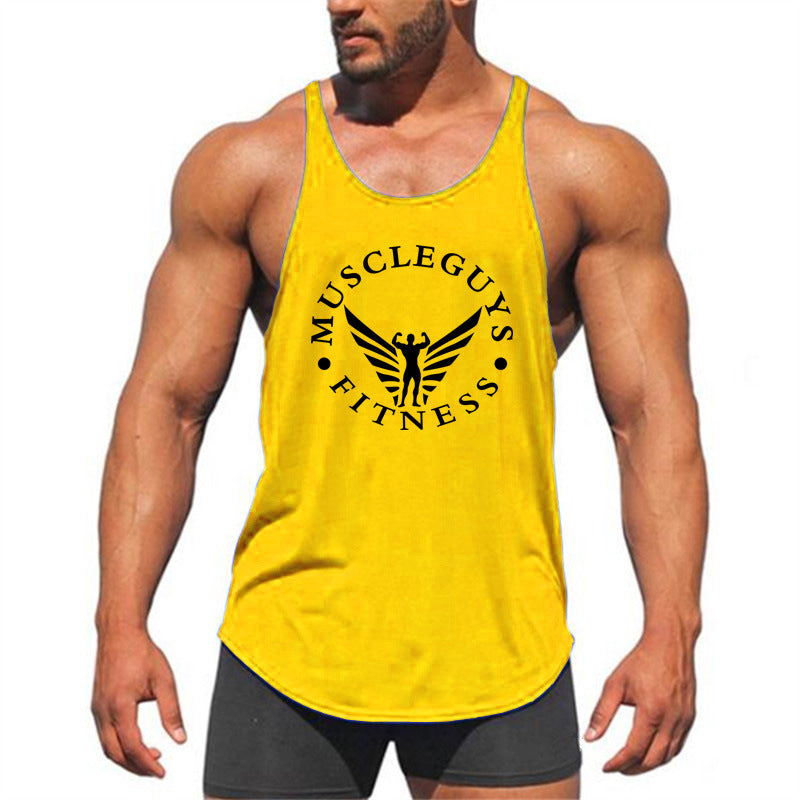 The Last Aztec, Get One Size Bigger Than Your Regular Size, Men's Vest Bodybuilding Fitness Base Sports Racer Back