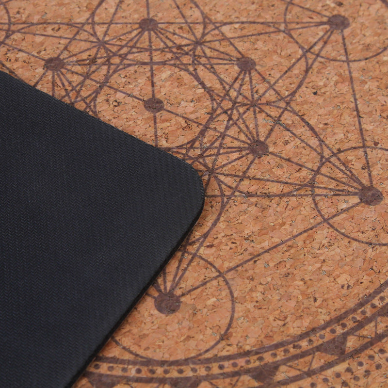 The Last Aztec, Natural Rubber Yoga Mat Cork Yoga Mat