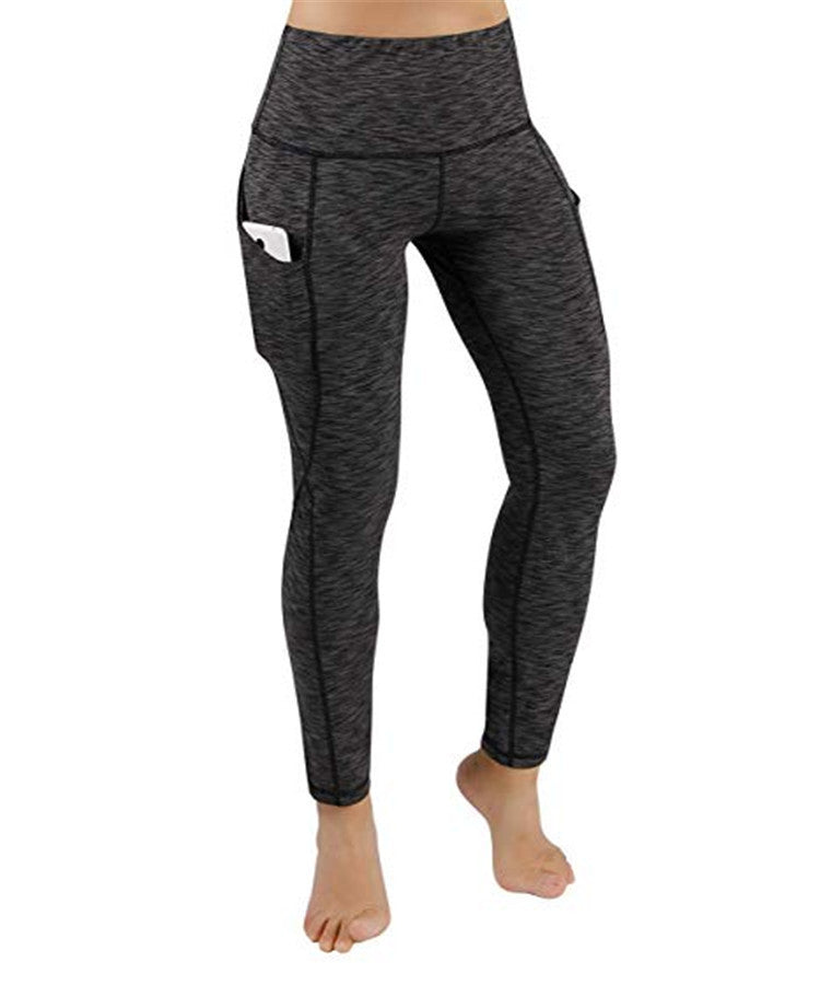 The Last Aztec, Get One Size Bigger Than Your Regular Size, Spring New Women's High Waist Tight-fitting Side Pocket Yoga Sports Fitness Pants