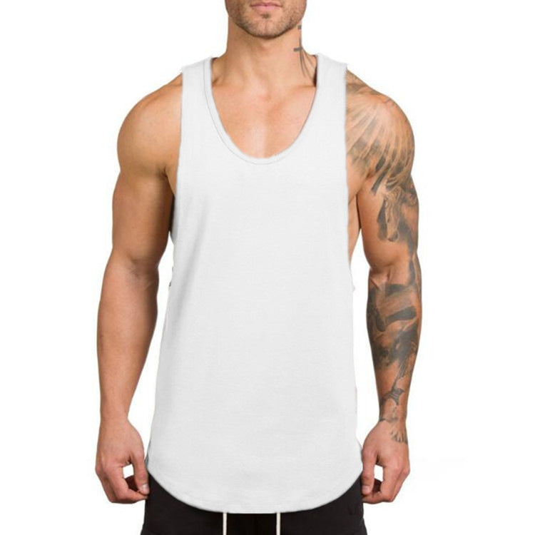 The Last Aztec, Bodybuilding Fitness Vest Solid Color Summer
