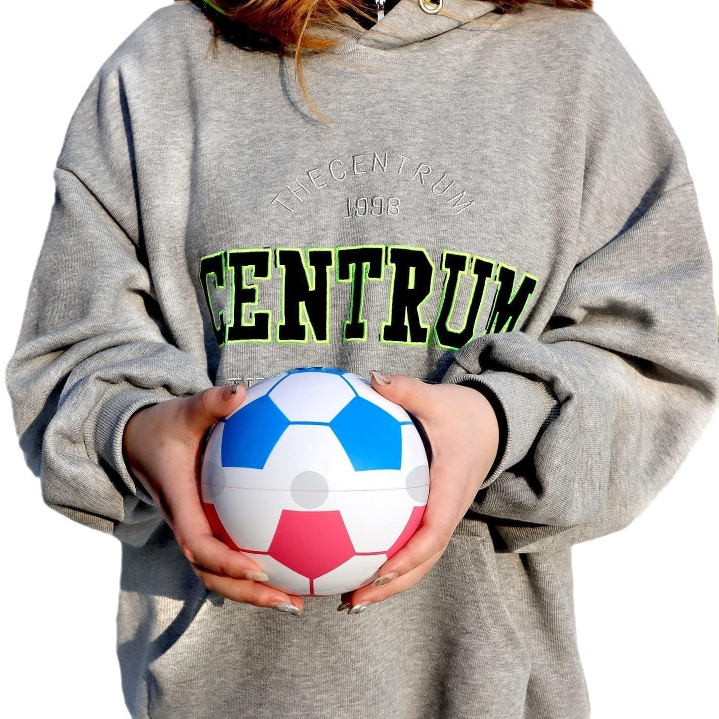 The Last Aztec, Gender Identification Blue And Pink Powder Football Gender Reveal Football