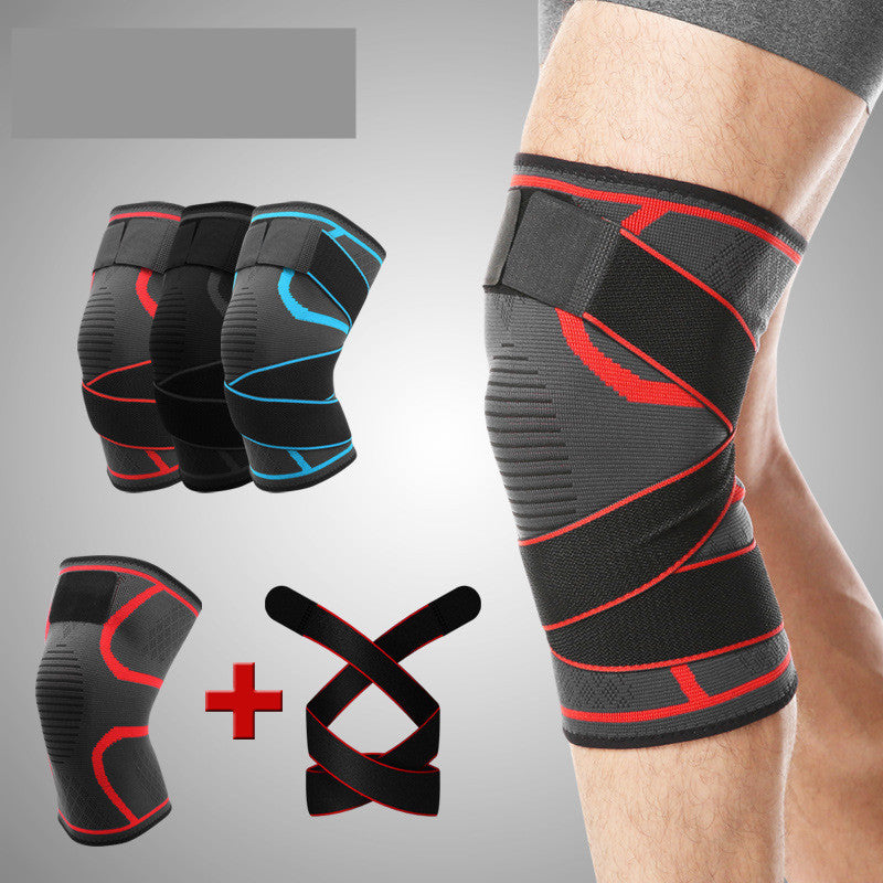 The Last Aztec, Sports Compression Horoscope Cross Strap Knee Pads