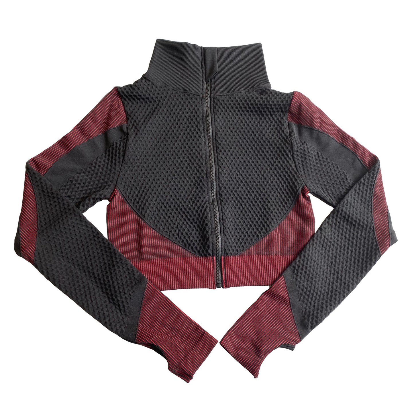 The Last Aztec, Shark Seamless Exercise Gym Wear Women's Long Sleeve Top