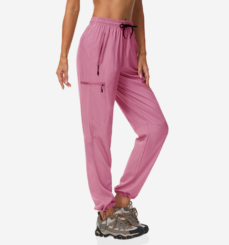 The Last Aztec, Get One Size Bigger Than Your Regular Size, Quick-dry Pants Women's Summer Thin Sports Outdoor Hiking Mountaineering Sun Protective