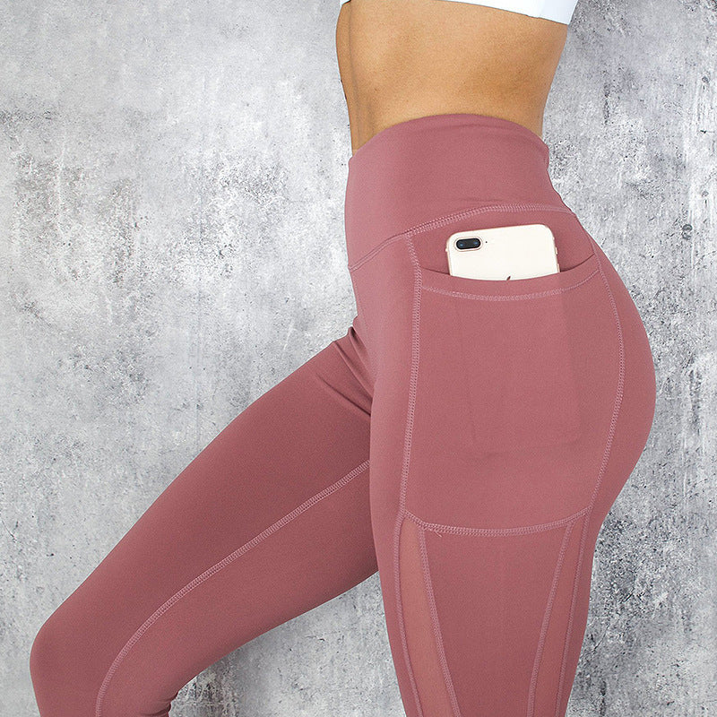 The Last Aztec, Get A Bigger Size Than Your Regular Size, Women High Waist Pocket Leggings Solid Color