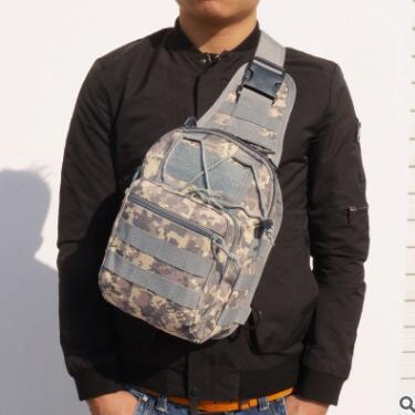 The Last Aztec, Hot Style Canvas Riding Pack Camouflage Field Sports Small Chest Bag Single Shoulder Oblique Cross Outdoor Tactical Package.