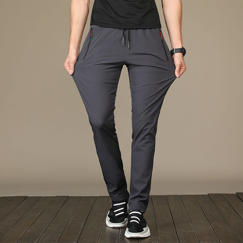 The Last Aztec, Get One Size Bigger Than Your Regular Size, autumn and winter men's casual pants young Korean version of the Korean version of the body and small feet pants student movement pencil pants tide