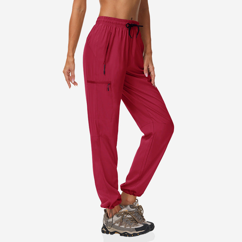 The Last Aztec, Get One Size Bigger Than Your Regular Size, Quick-dry Pants Women's Summer Thin Sports Outdoor Hiking Mountaineering Sun Protective