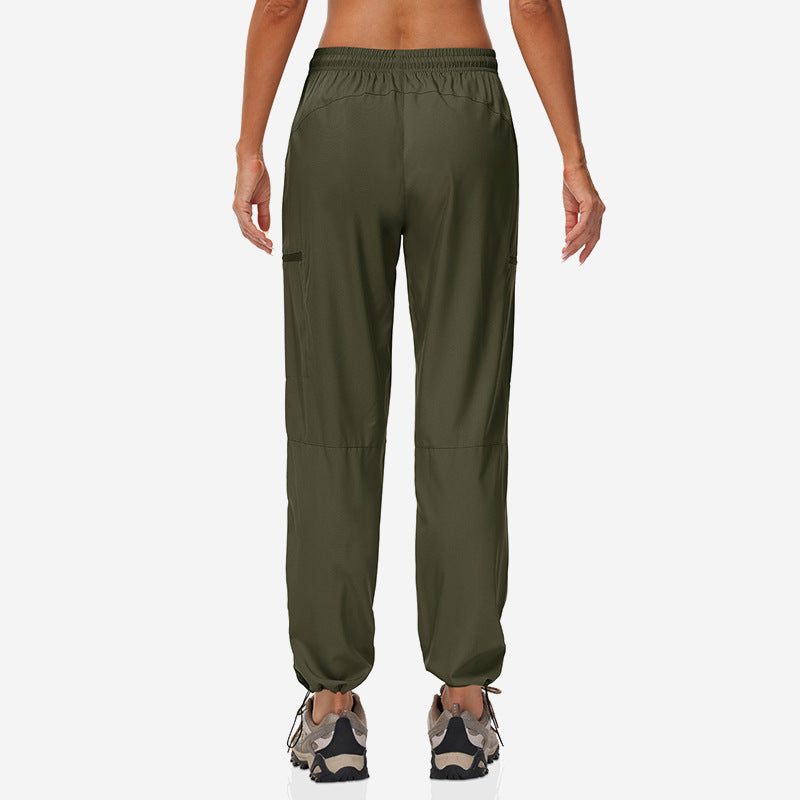 The Last Aztec, Get One Size Bigger Than Your Regular Size, Quick-dry Pants Women's Summer Thin Sports Outdoor Hiking Mountaineering Sun Protective