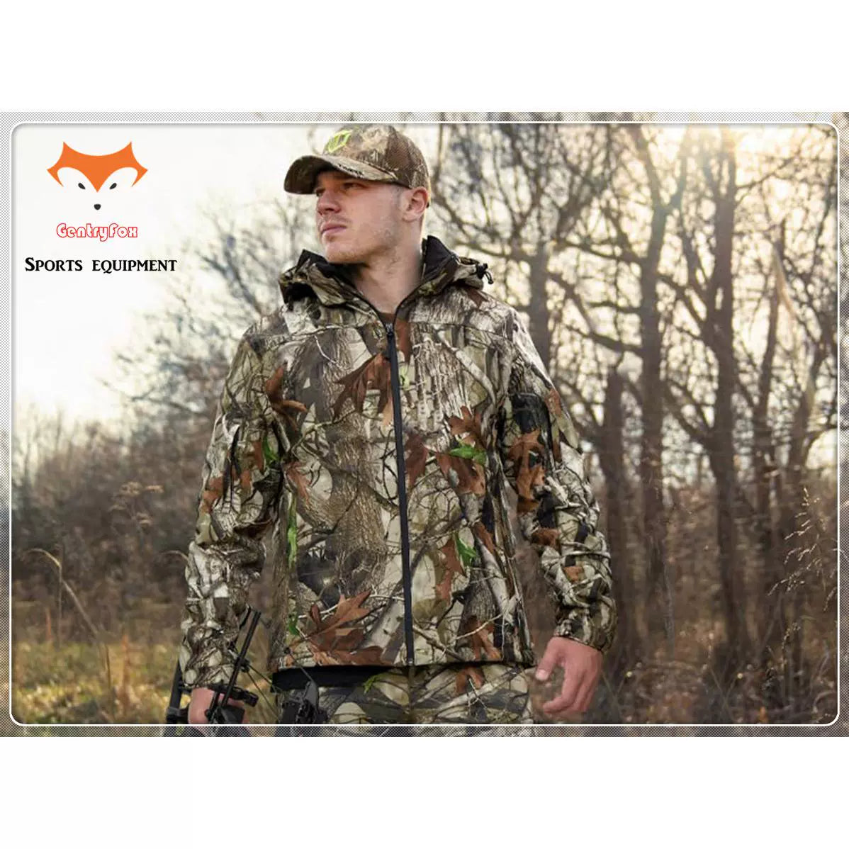 The Last Aztec, Exported Nordic softshell bionic camouflage suit, hunting suit, jacket, jacket, warm gilly suit, fishing waterproof suit