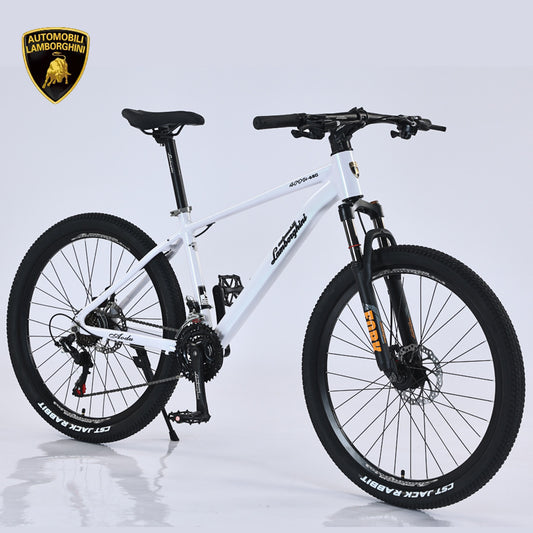 Lamborghini Bicycle Student Mountain Bike Aluminum Alloy Variable Speed Road Bike Oil Disc Bike