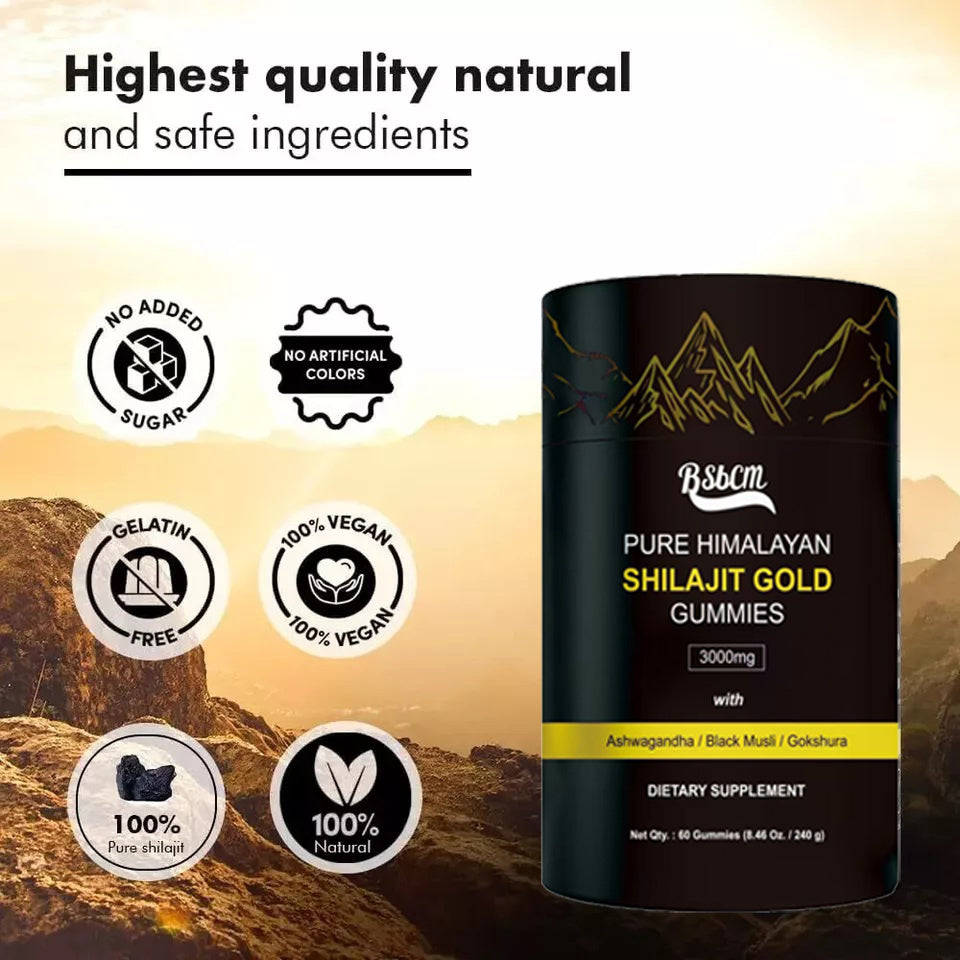 The Last Aztec, Organic With Ashwagandha, Gummies For Men, Women No Added Sugar 60 Gummies