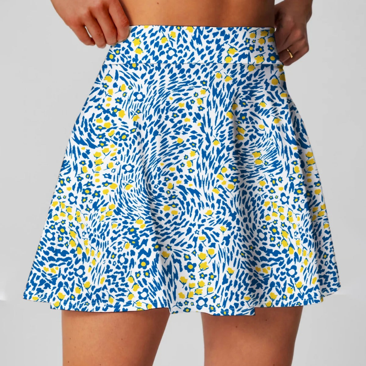 The Last Aztec, Get One Size Bigger Than Your Regular Size, Women's High Waist Half-length Golf Tennis Badminton Breathable Sports Skirt