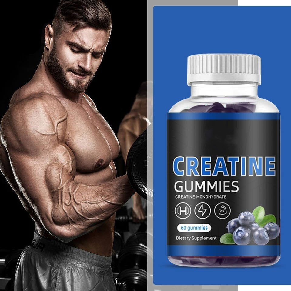 The Last Aztec, Creatine Gummies 60 Capsules Bottle