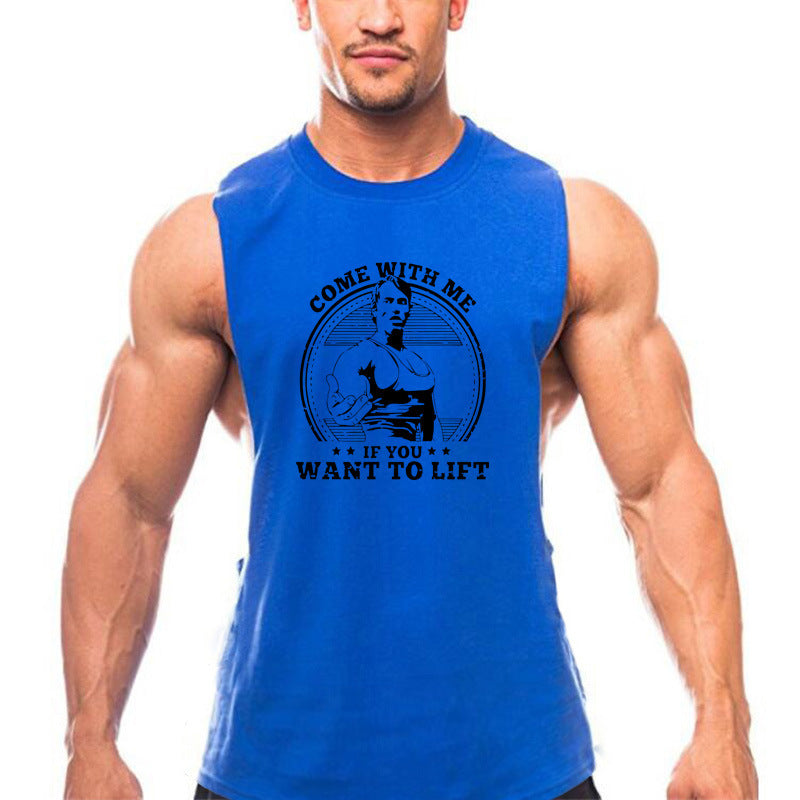 The Last Aztec, Mr. Bodybuilding Sports Vest Men's Cotton Workout Clothes