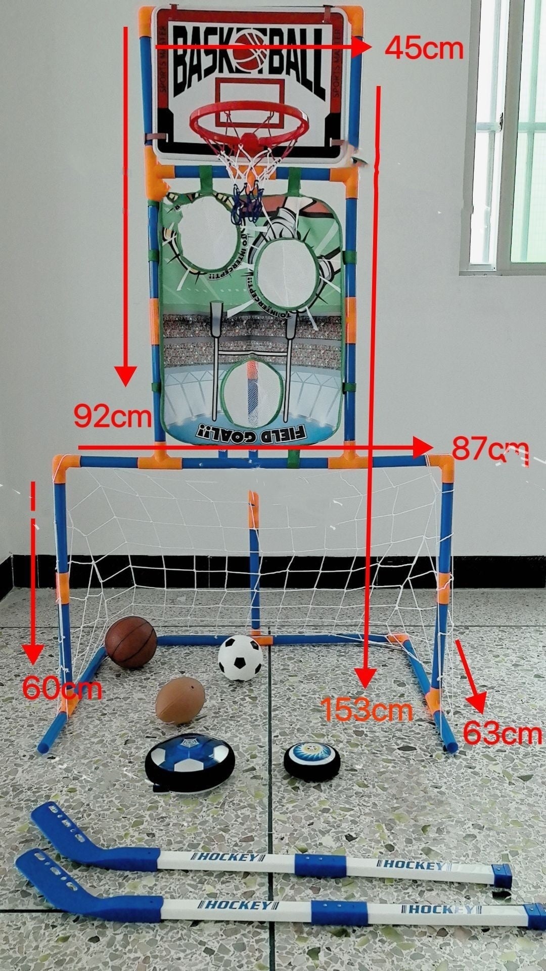 The Last Aztec, Creative Portable Children's Air Cushion Suspension Football Educational Toys
