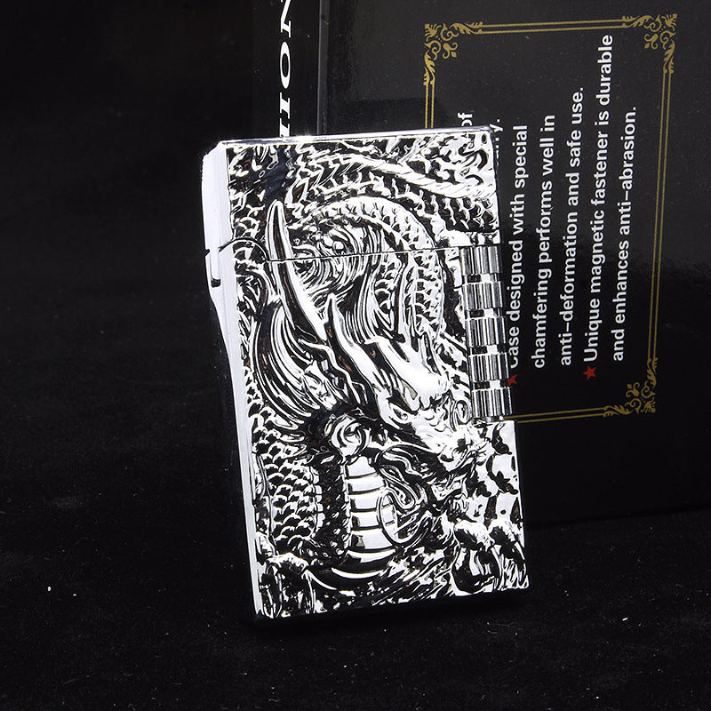 The Last Aztec, Embossed Chinese Dragon Gas Lighters
