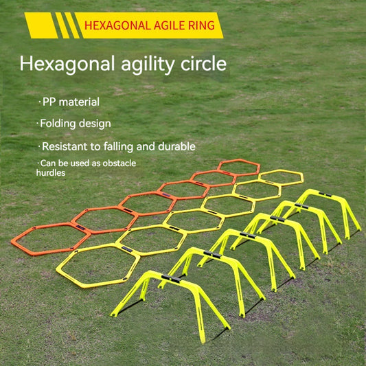 The last Aztec, Foldable Hexagon Football Agility Training Ring