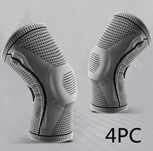 The Last Aztec, Knee Pads For Sport Knee  Silicone Spring Patella Protector
