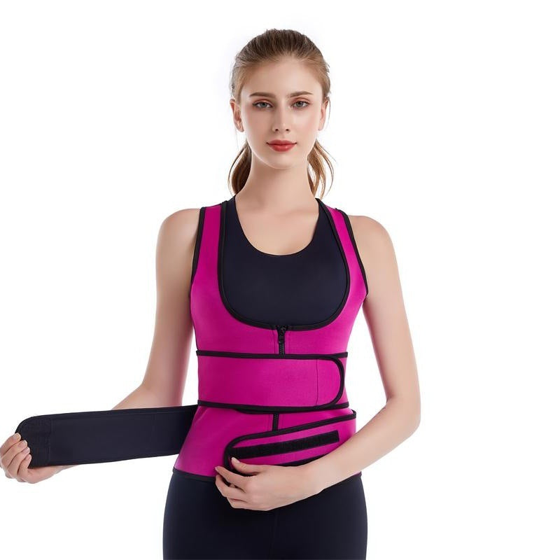 The Last Aztec, (get a Size Bigger Than Your size) Waist Trainer For Women Workout Trimmer Belt Sauna Sweat Corset Cincher