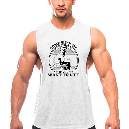 The Last Aztec, Mr. Bodybuilding Sports Vest Men's Cotton Workout Clothes