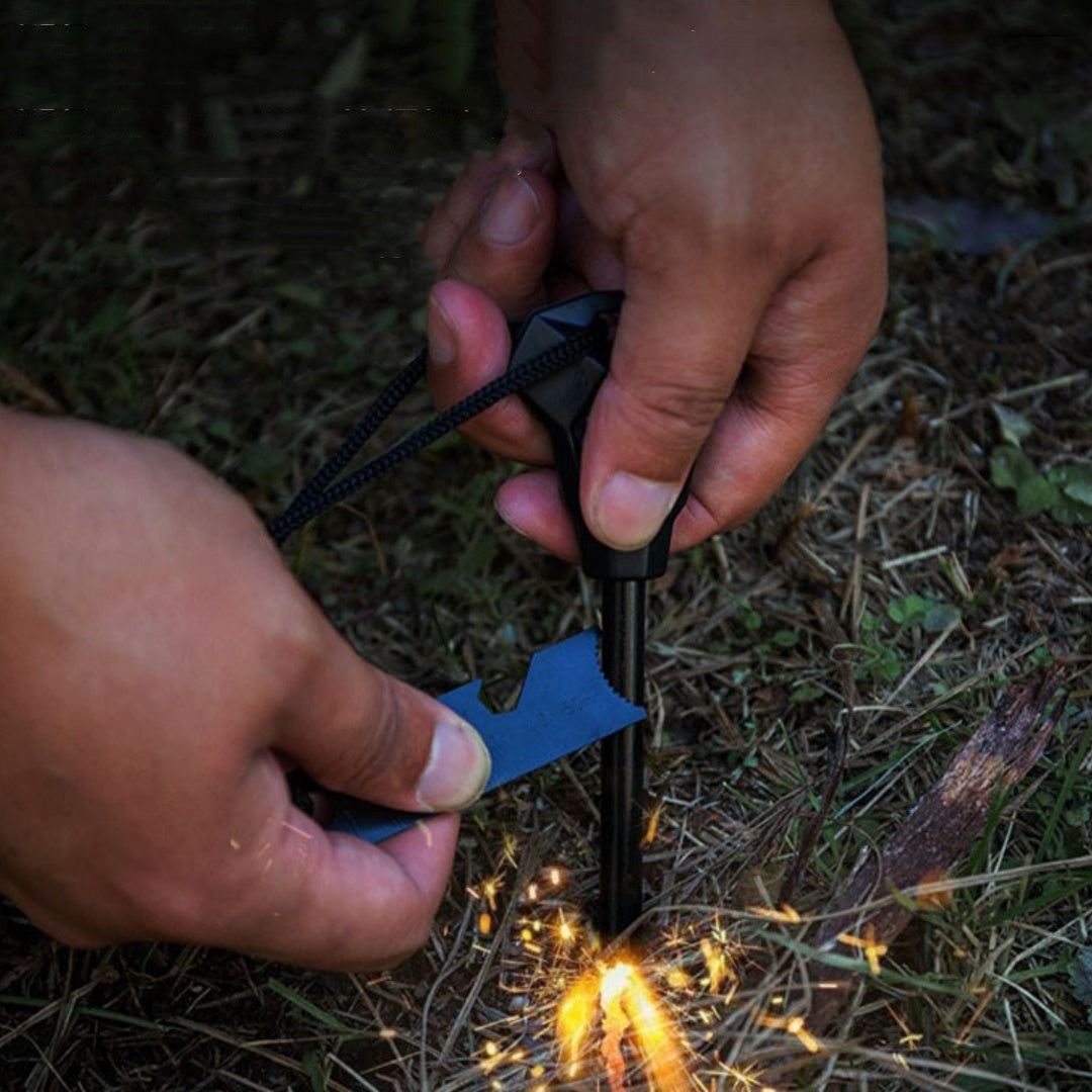 The Last Aztec, Outdoor Camping Stainless Steel Multifunctional Flint