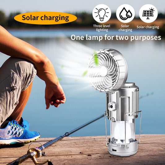 The Last Aztec, Solar, Waterproof Panel, Fan, Emergency Camping Light.