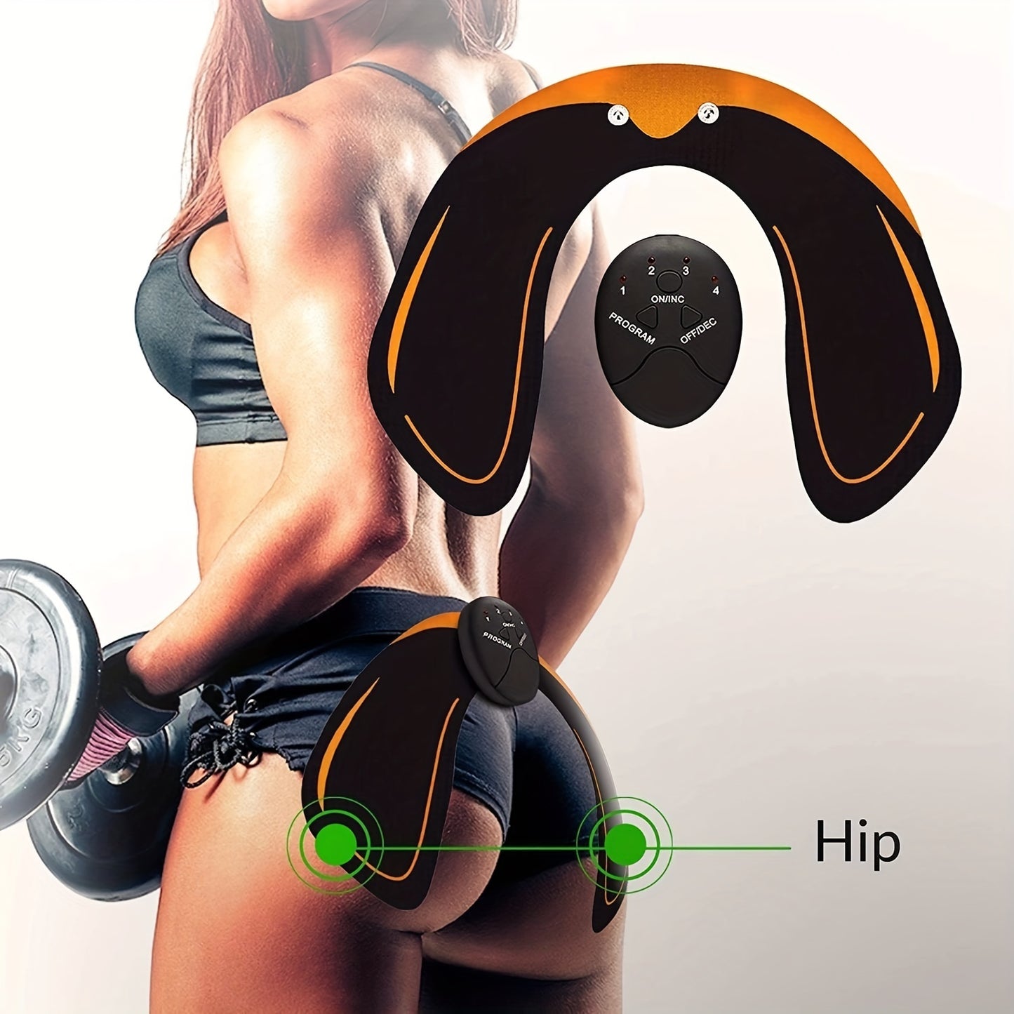The Last Aztec, Hip Trainer, Buttock Lift Massage Device Smart Fitness Exercise Gear Home Office, Portable U-Shape Butt Lifting Workout Equipment Gifts For Women