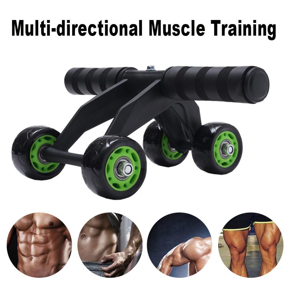The Last Aztec, Four-wheeled Abdominal Roller Home Exercise Abdominal Muscle Fitness Equipment