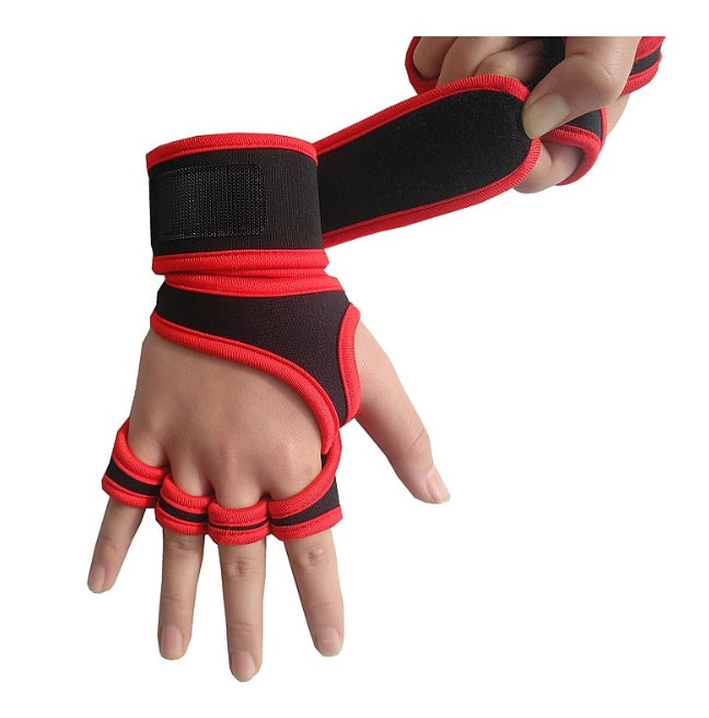 The Last Aztec, Fitness weightlifting anti-skid riding hard pull half finger gloves
