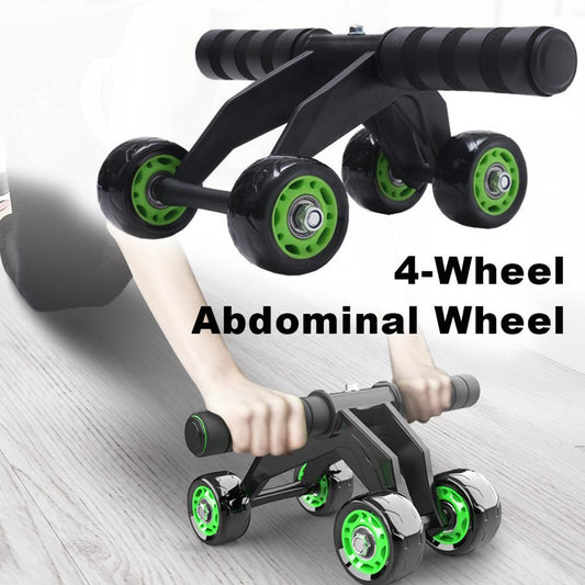 The Last Aztec, Four-wheeled Abdominal Roller Home Exercise Abdominal Muscle Fitness Equipment