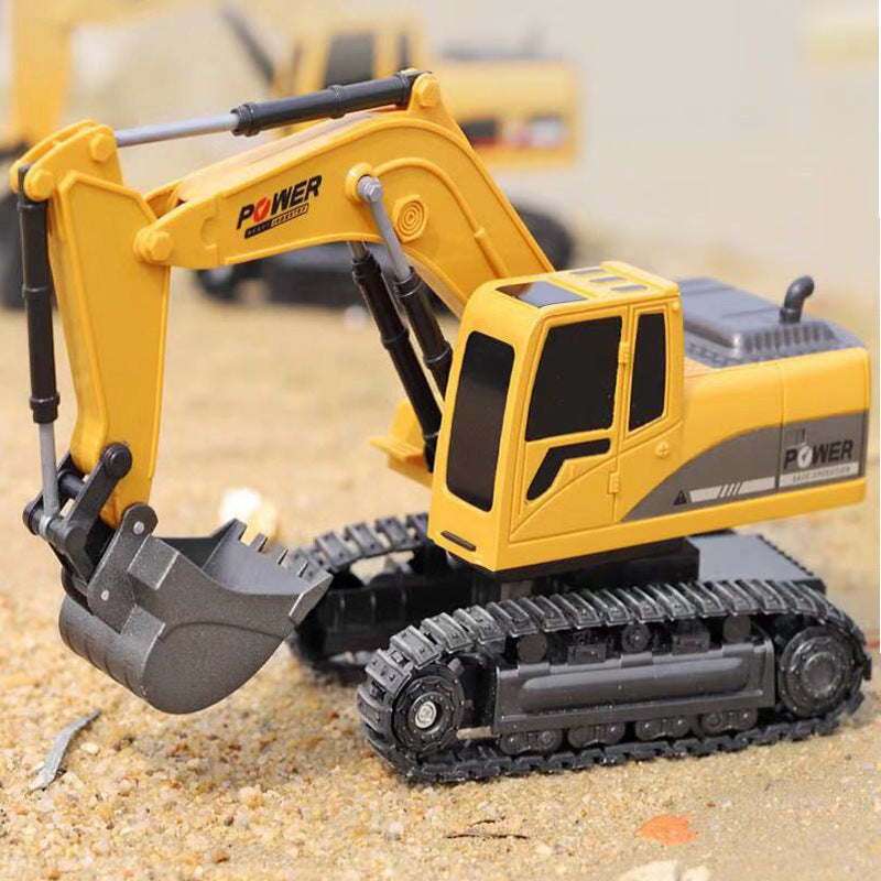 The Last Aztec, Remote control excavator