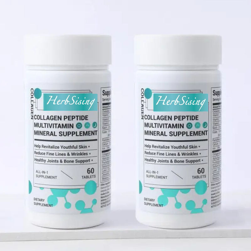 The Last Aztec, Collagen Peptides For Women, Beauty Vitamin And Mineral Supplement With Multivitamins, Hydrolyzed Protein Peptide Type, Biotin And Vitamins - 60 Capsules