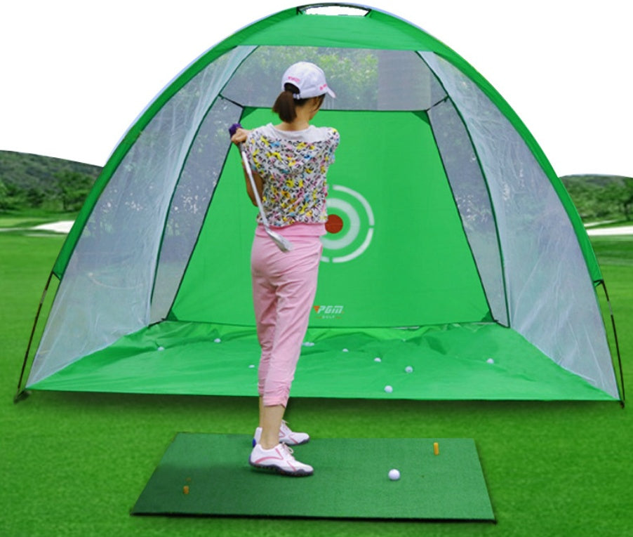 The Last Aztec, Golf Practice Net Tent Golf Hitting Cage Garden Grassland Practice Tent Golf Training Equipment Mesh Outdoor