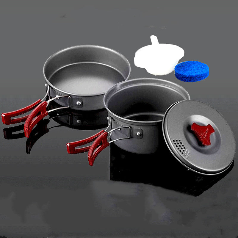 The Last Aztec, Picnic cookware set camping pot set camping pot