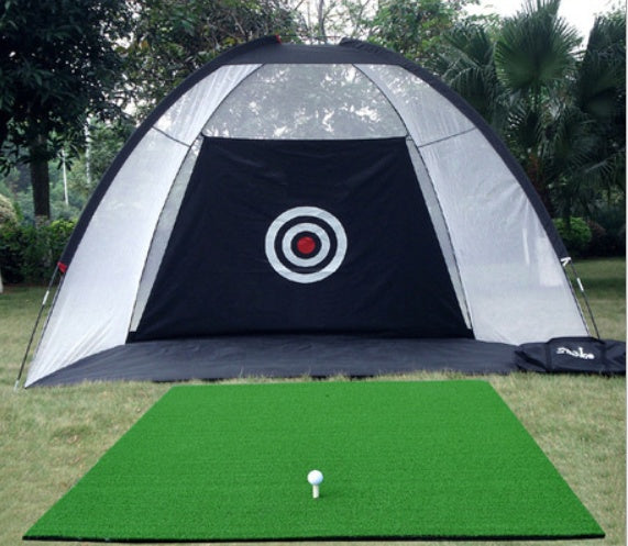 The Last Aztec, Golf Practice Net Tent Golf Hitting Cage Garden Grassland Practice Tent Golf Training Equipment Mesh Outdoor