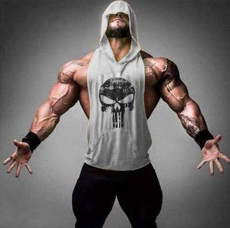 The Last Aztec, HOODED SKULL BODYBUILDING TANK TOP