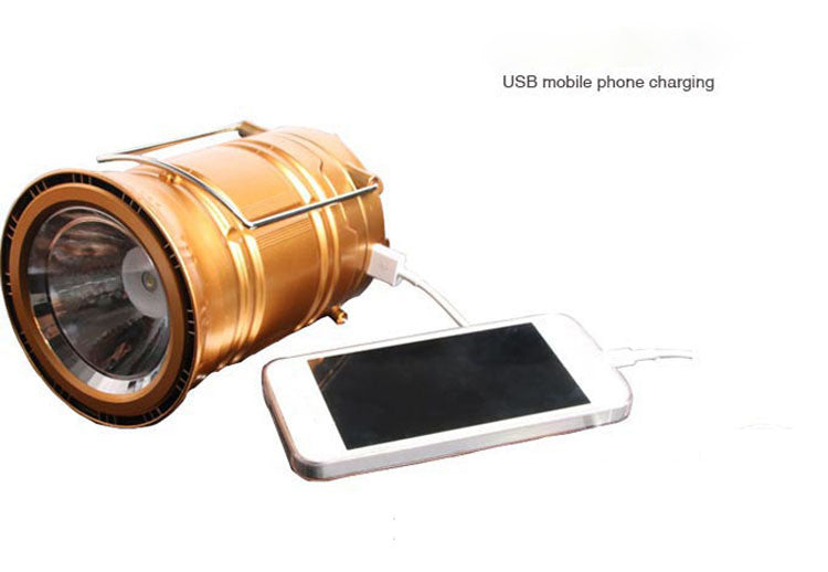 The Last Aztec, new solar charging type multifunctional telescopic camping lantern lantern outdoor camping tent lamp