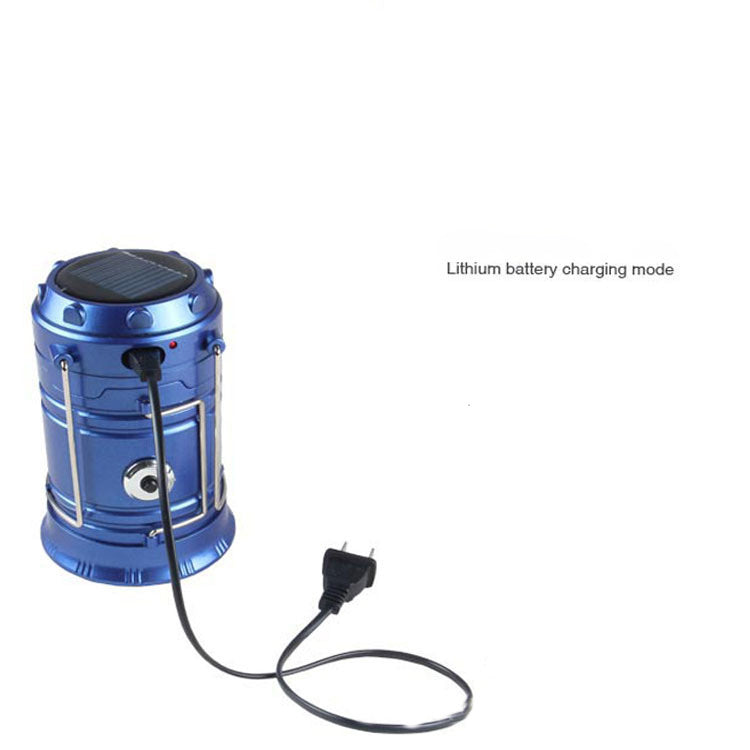 The Last Aztec, new solar charging type multifunctional telescopic camping lantern lantern outdoor camping tent lamp