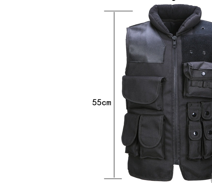 The Last Aztec, Tactical Vest Black Men's Military Hunting Vest