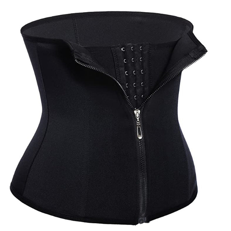 The Last Aztec, zipper three-breasted belt neoprene corset body burst SWEAT fitness postpartum body girdle
