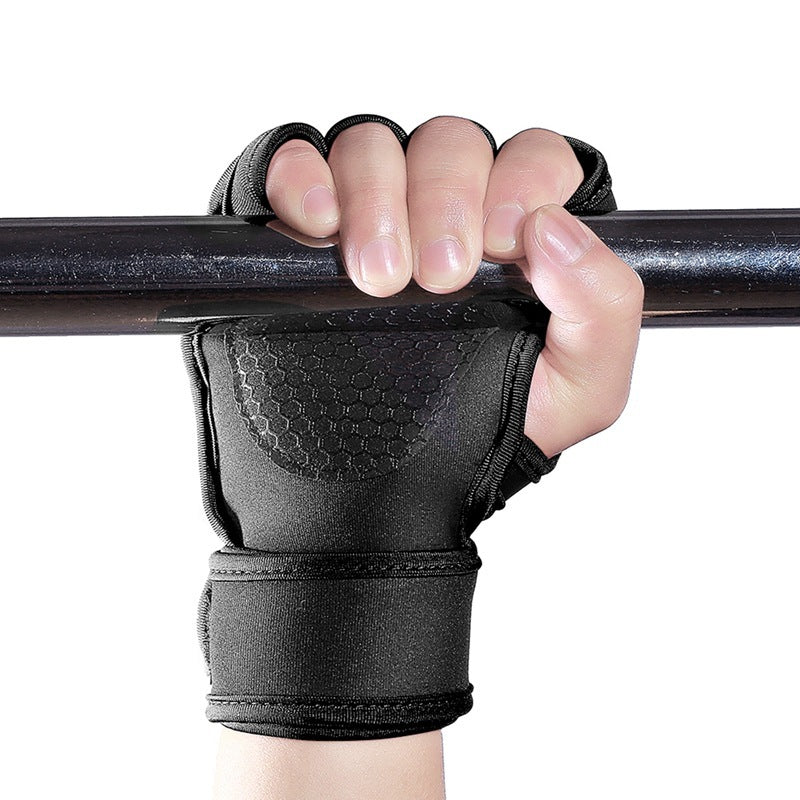 The Last Aztec, Fitness weightlifting anti-skid riding hard pull half finger gloves