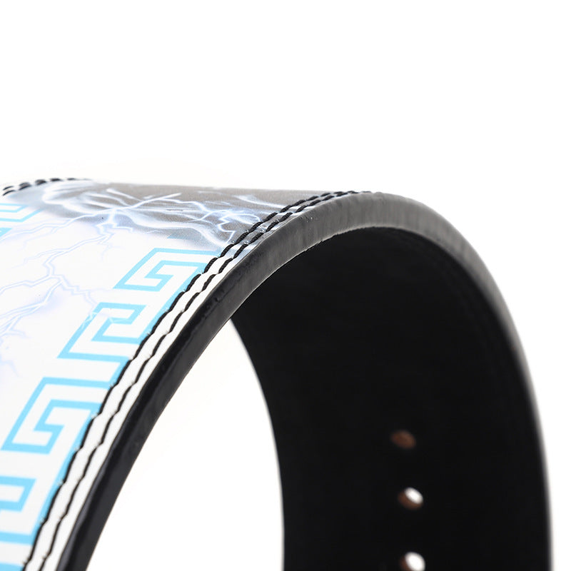 The Last Aztec, Cowhide Lever Buckle Waist Supporter Squat Weightlifting