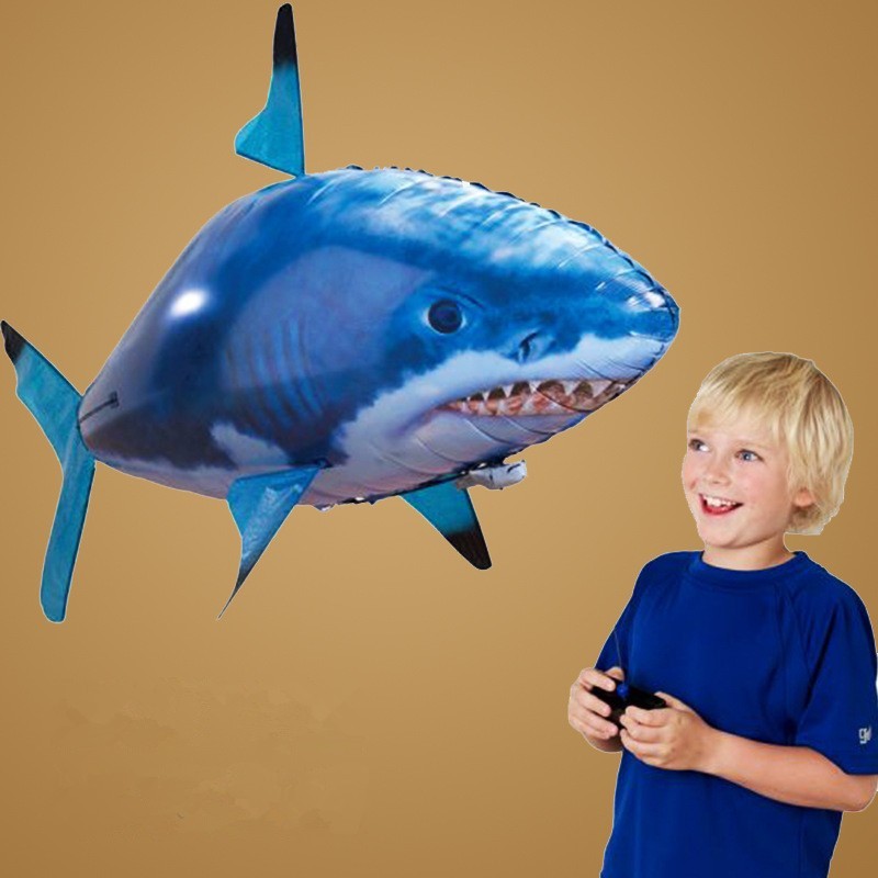 The Last Aztec, Remote Control Shark Toy Air Swimming Fish Infrared Flying RC Airplanes Balloons
