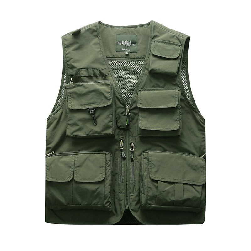The Last Aztec, Get a Bigger Size Than Your Regular size, Multi-pocket fishing vest