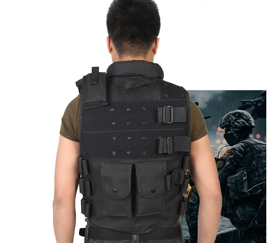 The Last Aztec, Tactical Vest Black Men's Military Hunting Vest