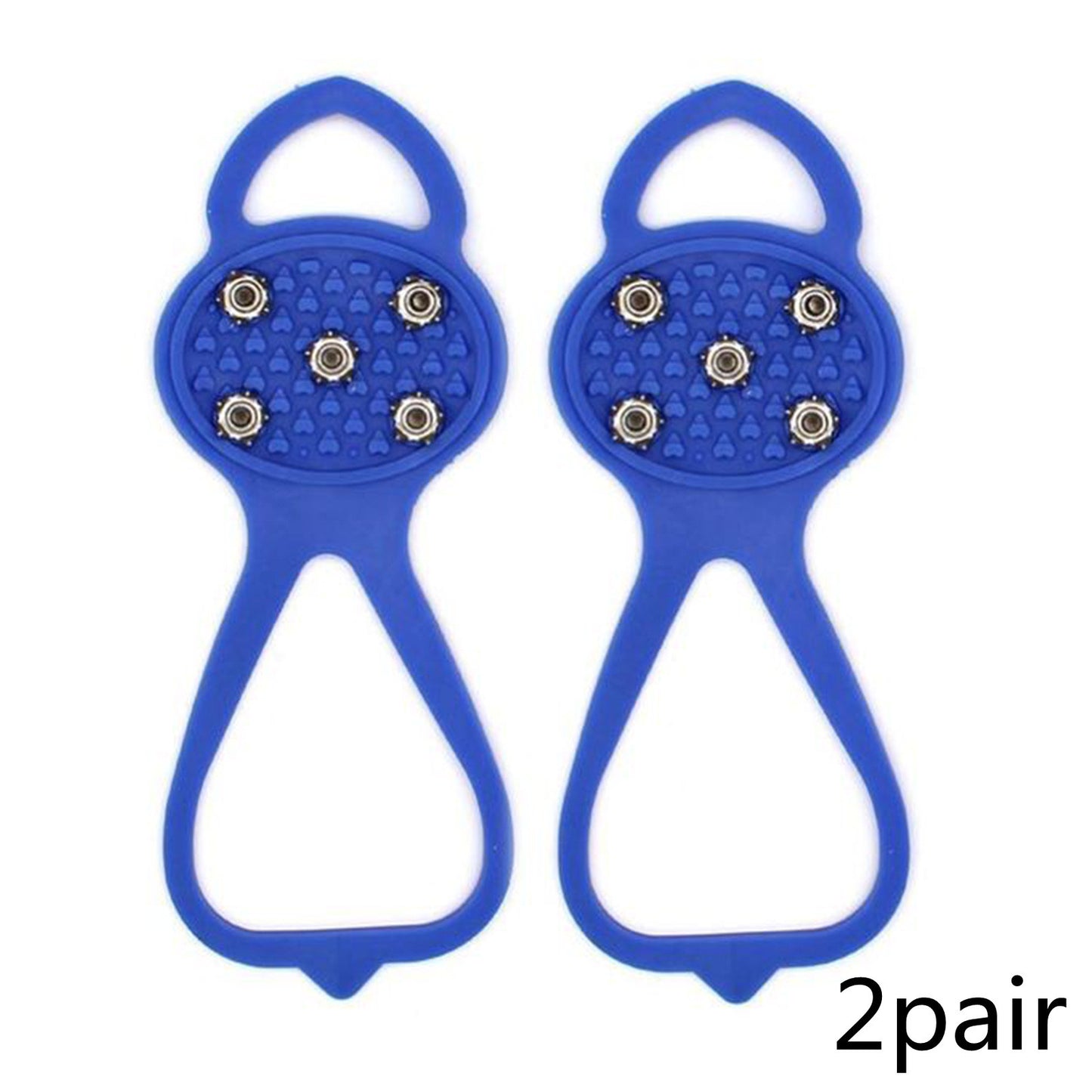 The Last Aztec, Nothing Should Stop You in your Outdoor Activities not even ICE, Unisex Men 5 Teeth Ice Gripper For Shoes Crampons Ice Gripper Spike Grips Cleats For Snow Studs Non-Slip Climbing Hiking Covers