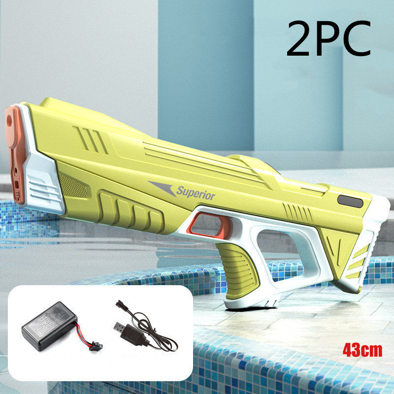 The Last Aztec, Summer Full Automatic Electric Water Gun Toy Induction Water Absorbing High-Tech Burst Water Gun Beach Outdoor Water Fight Toys